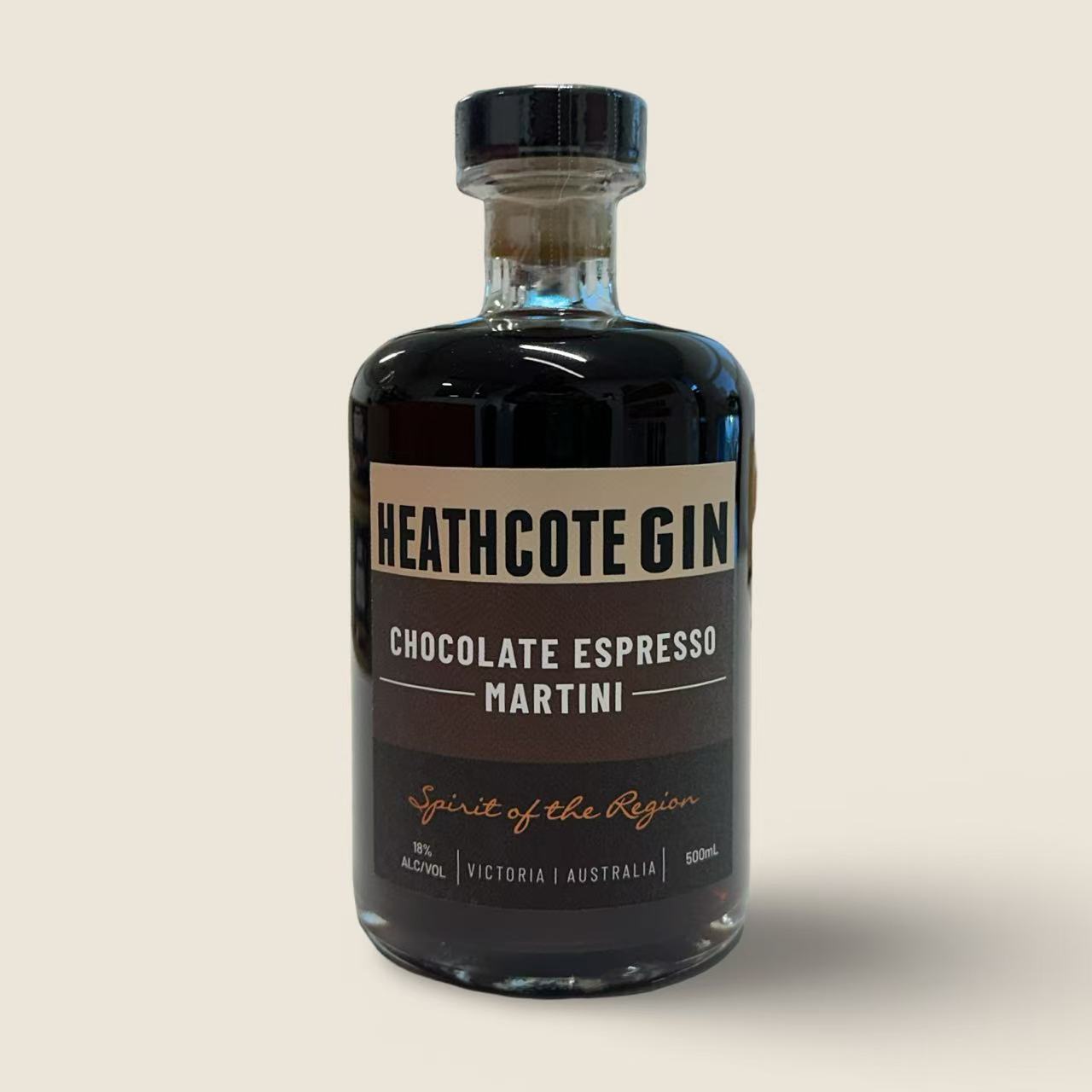 Heathcote Gin Chocolate Espresso Martini