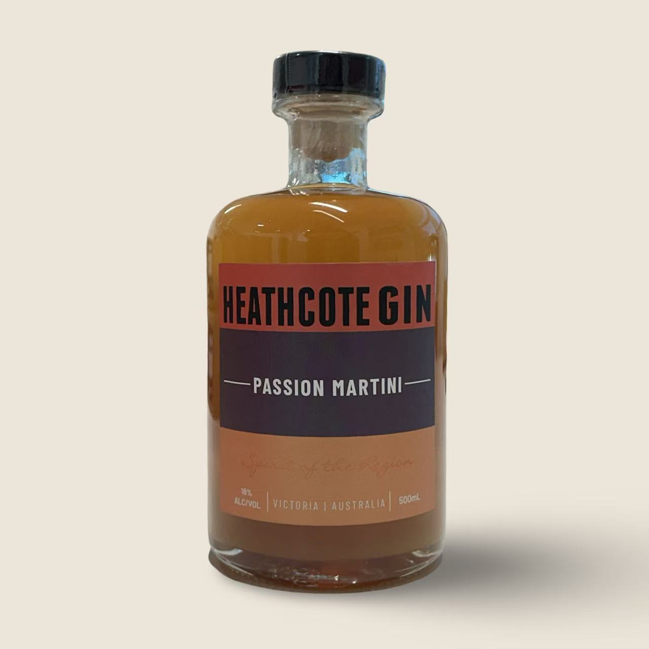 Heathcote Gin Passion Martini